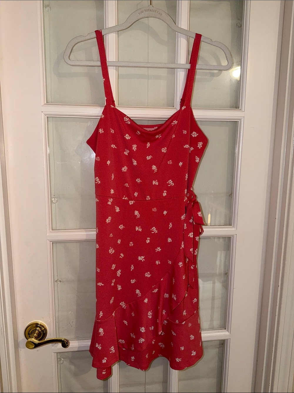 SO Floral Tie-Waist Sundress, size M